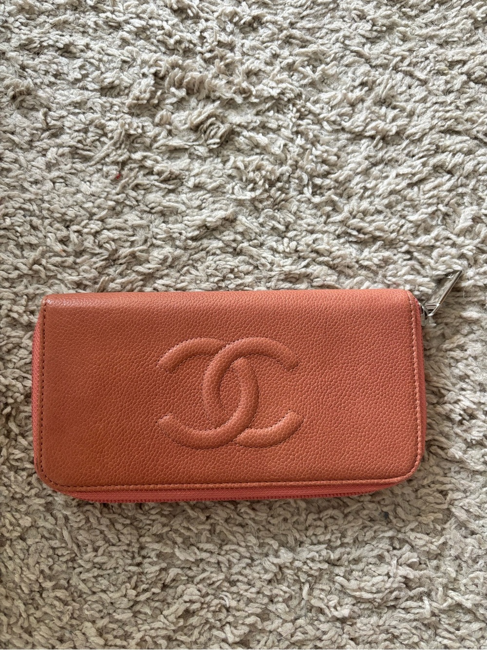 CHANEL Zip Wallet in Caviar Leather